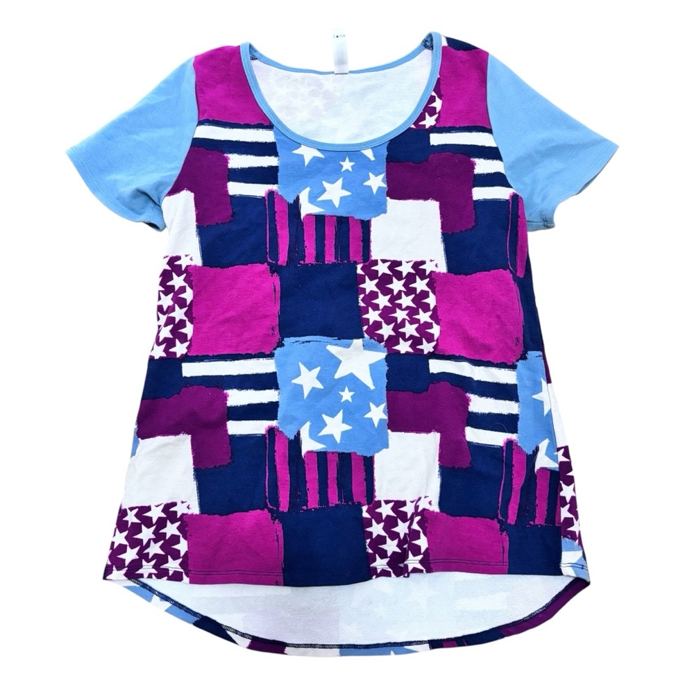LuLaRoe Classic Tee Patriotic Shirt Size XS NWT